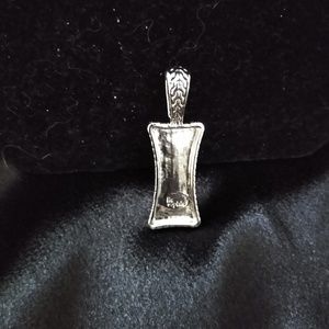 Lia Sophia Jewelry - Lia Sophia Green & Silver Rectangle Pendant Lia Sophia Jewelry - Lia Sophia Green & Silver Rectangle Pendant